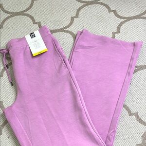 Members Mark Luxe Pant Lavender high waisted wide leg Pants, size medium